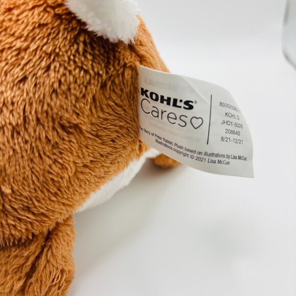 Peter Rabbit Plush Kohl’s Cares 12” Stuffed Animal 2021 Lisa McCue Beatrix Potte - Picture 6 of 6